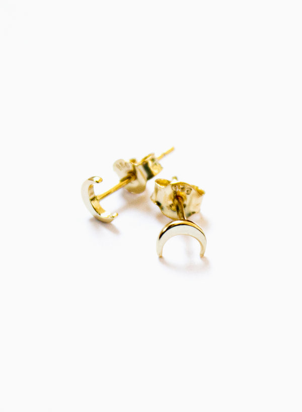 Moon Gold Earrings