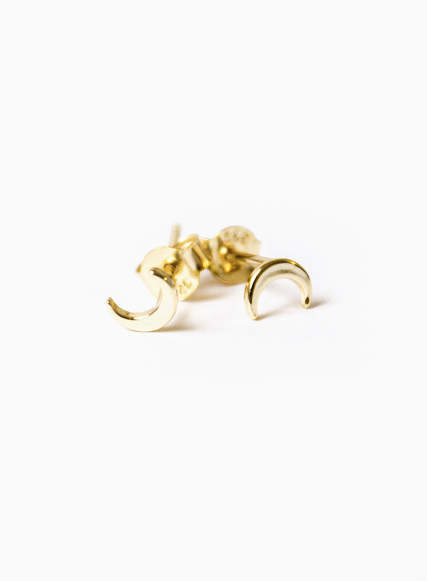 Moon Gold Earrings