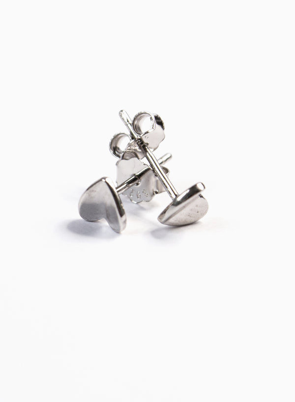 Vichy Heart Earstud Silver