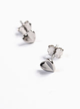 Vichy Heart Earstud Silver