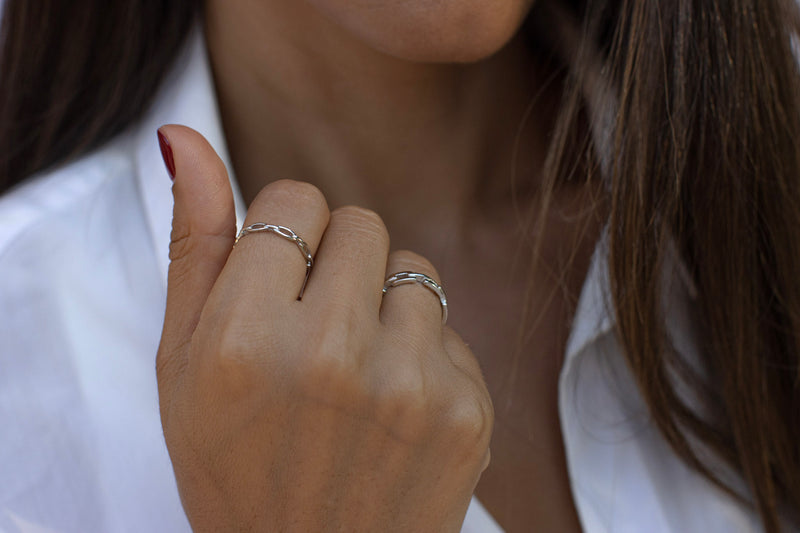 Chain Silver Ring