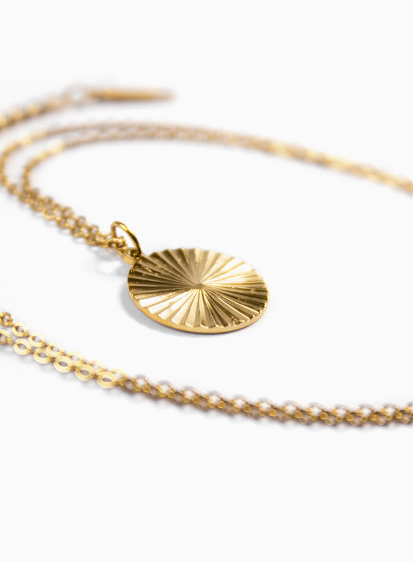 Zya Circle Gold Necklace