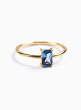 Blue Gold Ring