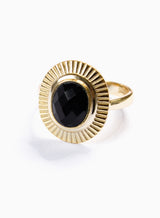 Alba Black Gold Ring