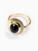 Alba Black Gold Ring