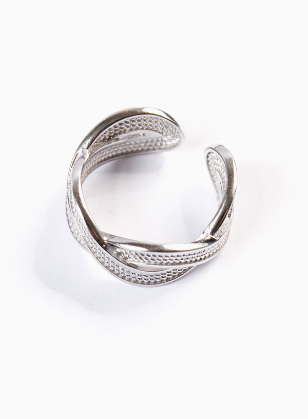 Carlota Silver Adjustable Ring