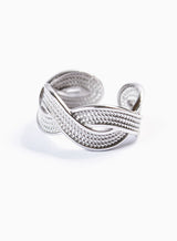 Carlota Silver Adjustable Ring