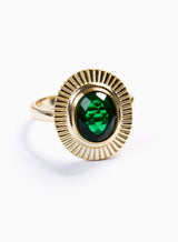 Alba Green Gold Ring